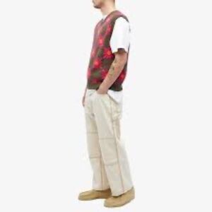 Checks Downtown Studio Pant Double Knee Look Carpenter Cargo Cropped Ankle Large